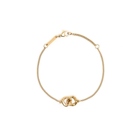 Bracelet Doré Anneaux Entrelacés 1