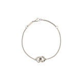 Bracelet Argenté Anneaux Entrelacés 1