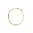 Bracelet Doré Maillons Rectangulaires 1