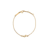 Bracelet Fin Doré Double étoiles 1