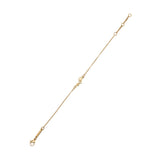 Bracelet Fin Doré Double étoiles 2