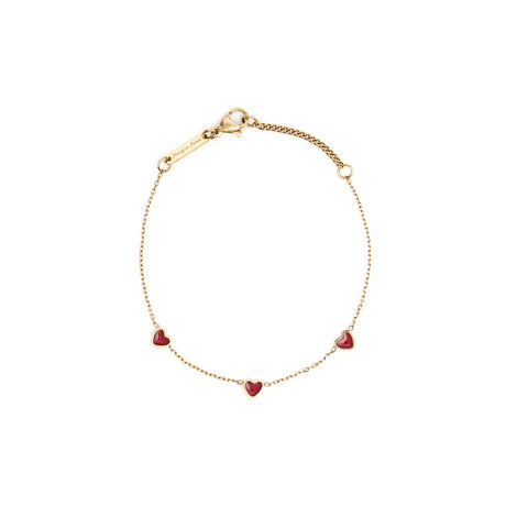 Bracelet Fin Cœurs Rouges 1