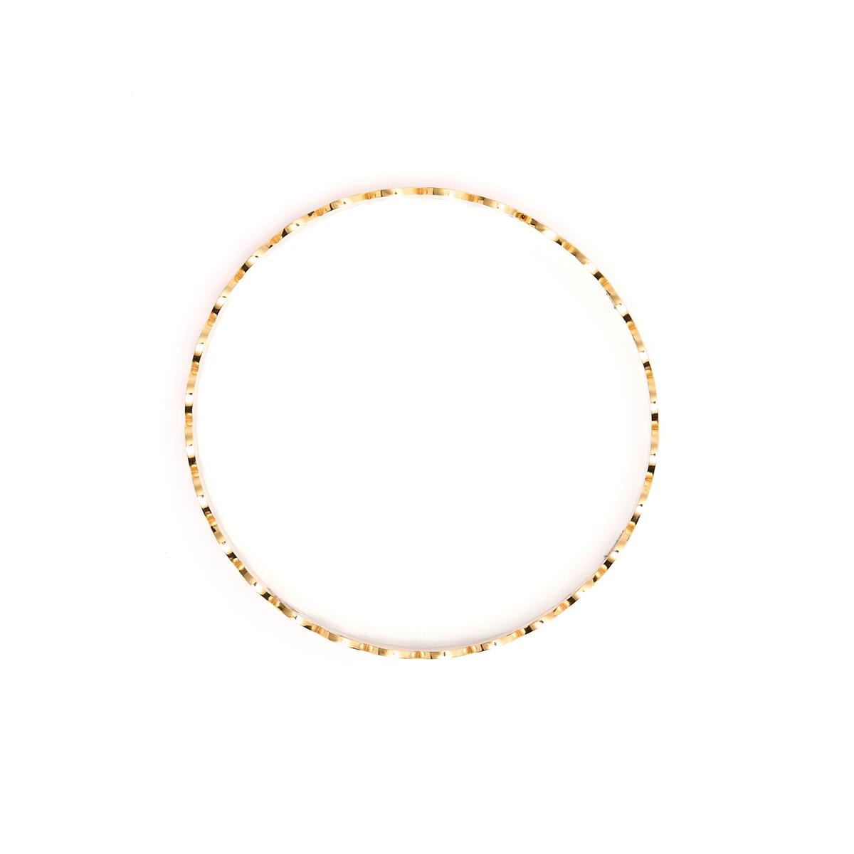 Bracelet Jonc Cercles Email Orange 3