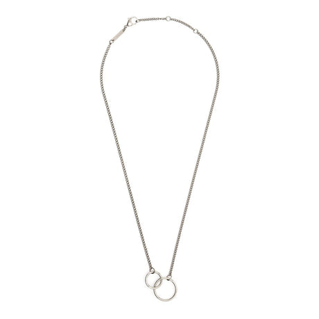 Collier Doré Double Anneaux 2