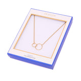 Collier Argenté Double Anneaux 3