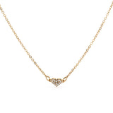 Collier Doré Pendentif Cœur 1