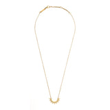Collier Doré Pendentif Demi Soleil 2