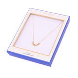 Collier Doré Pendentif Demi Soleil 3