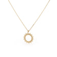 Collier Doré Pendentif Soleil 1