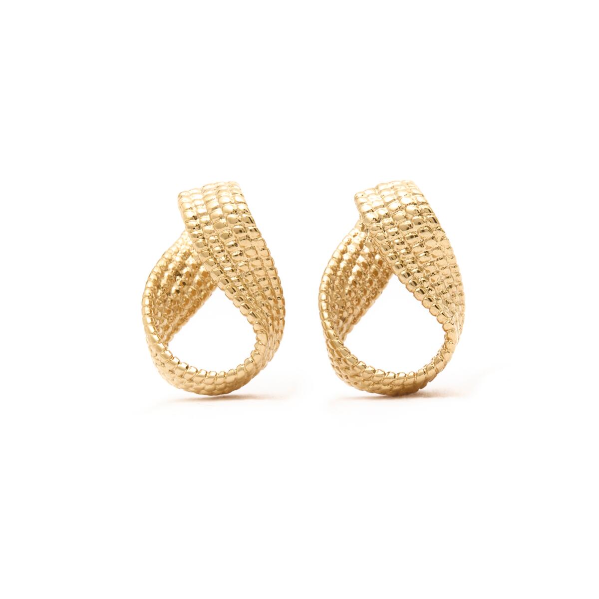 Boucles d’Oreilles Dorées Style Vintage