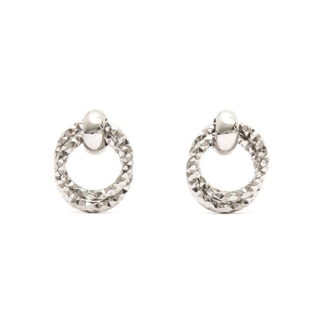 Boucles d'Oreilles Argentées 1