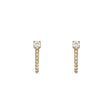 Boucles d’Oreilles Dorées Brillantes 1