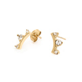 Boucles d’Oreilles Dorées en Arc 2