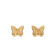 Boucles d'Oreilles Dorées Papillon 1