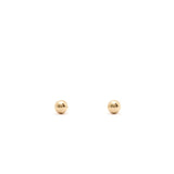 Boucles d'Oreilles Dorées Puces Rondes 1