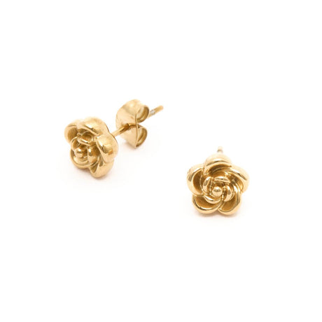 Boucles d'Oreilles Puce Rose 2