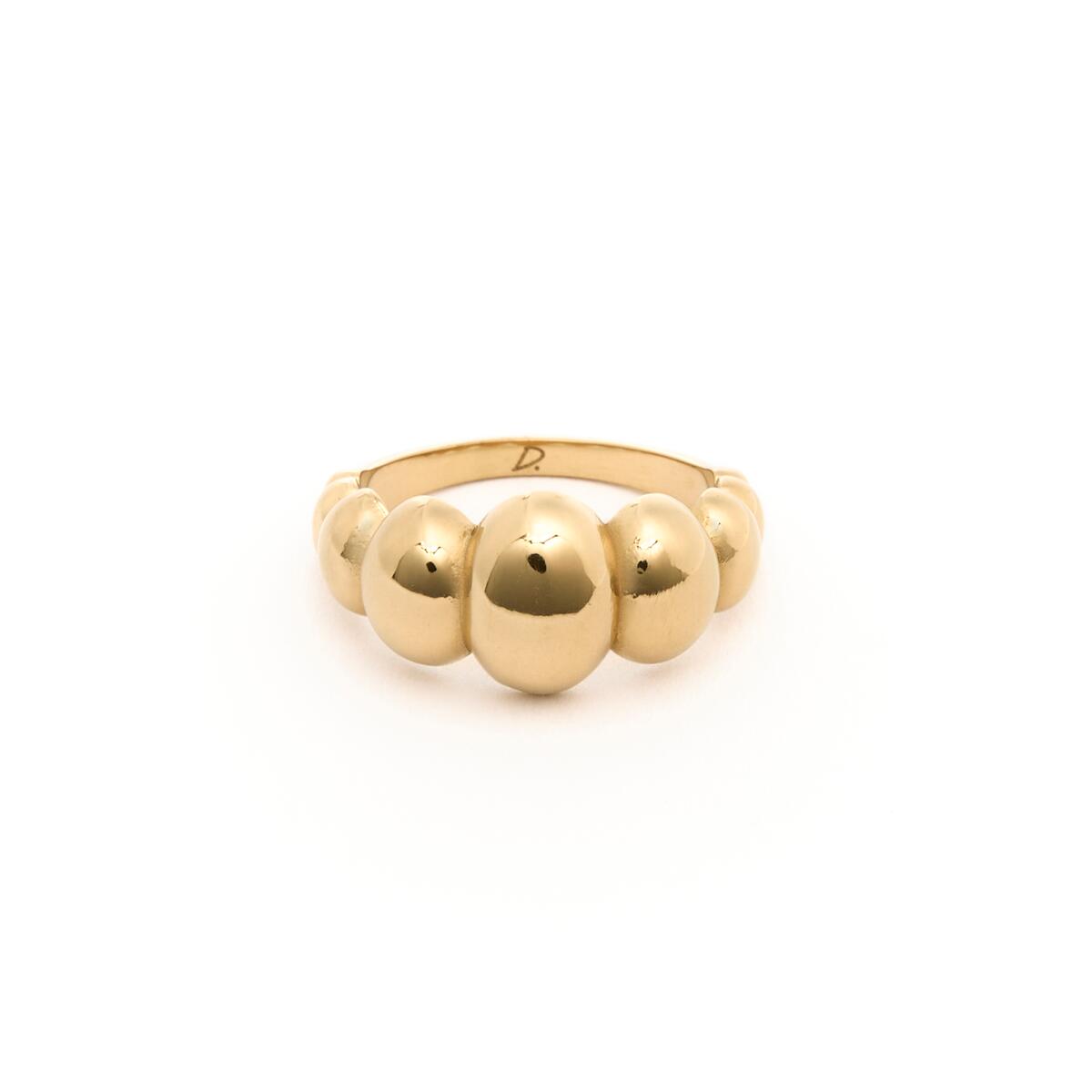 Bague Dorée Bulles 1