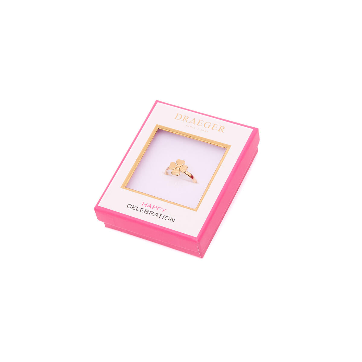 Bague Dorée Trèfle 3