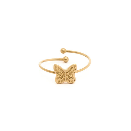 Bague Dorée Papillon 1