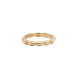 Bague Dorée Fine twistée 1