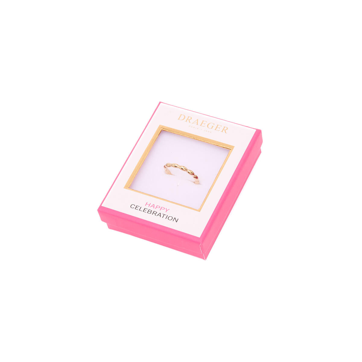 Bague Dorée Fine twistée 3