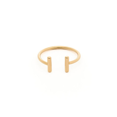 Bague dorée ouverte 1