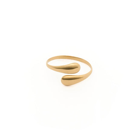 Bague Dorée Dome Ouverte 1