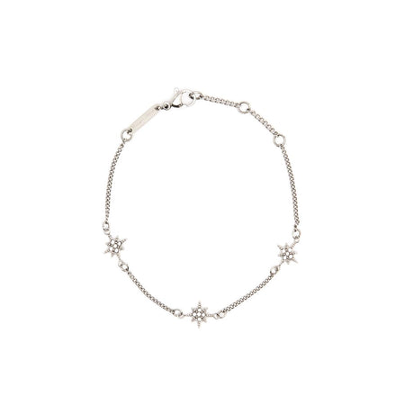 Bracelet Fin Argenté Etoiles Brillantes 1