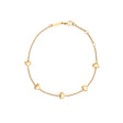 Bracelet Doré Petits Cœurs 1