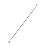 Bracelet Fin Argenté Avec Ronds 2
