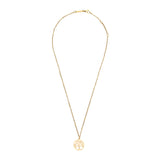 Collier doré pendentif arbre 2