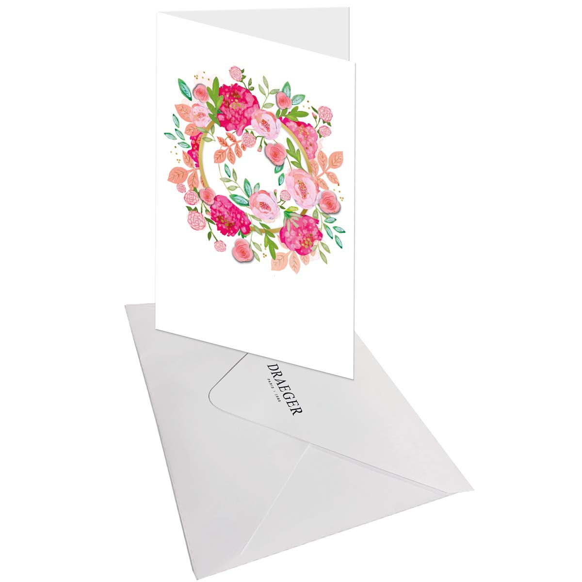 Tarjeta de flores en espiral SIGNATURE - 11,5 x 17 cm