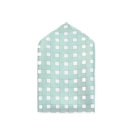 Pañuelo de bolsillo 100% seda - Sarga de seda - Verde - 26x26 cm - Draeger
