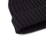 Gorro de canalé liso con pompón - 3 colores - Unisex - Talla única - algodón 
