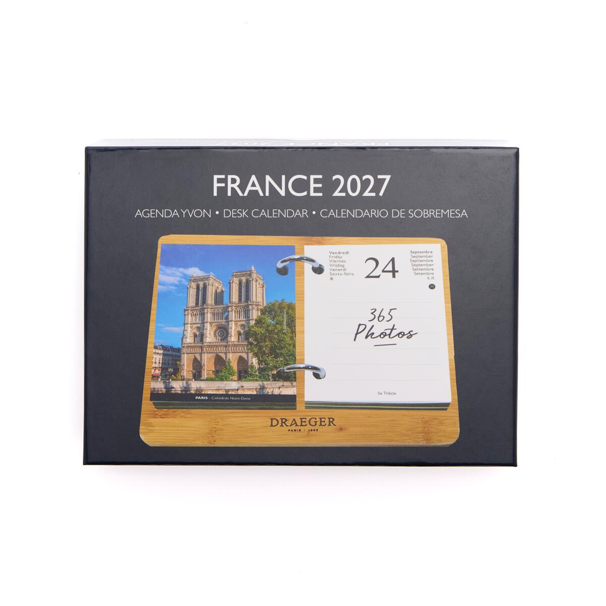 Agenda éphéméride 2027 Coffret France 1