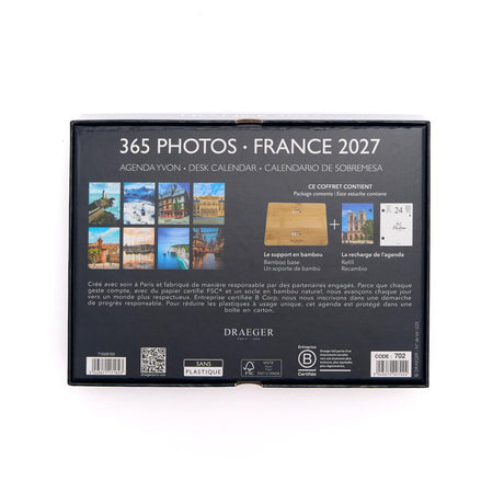 Agenda éphéméride 2027 Coffret France 2