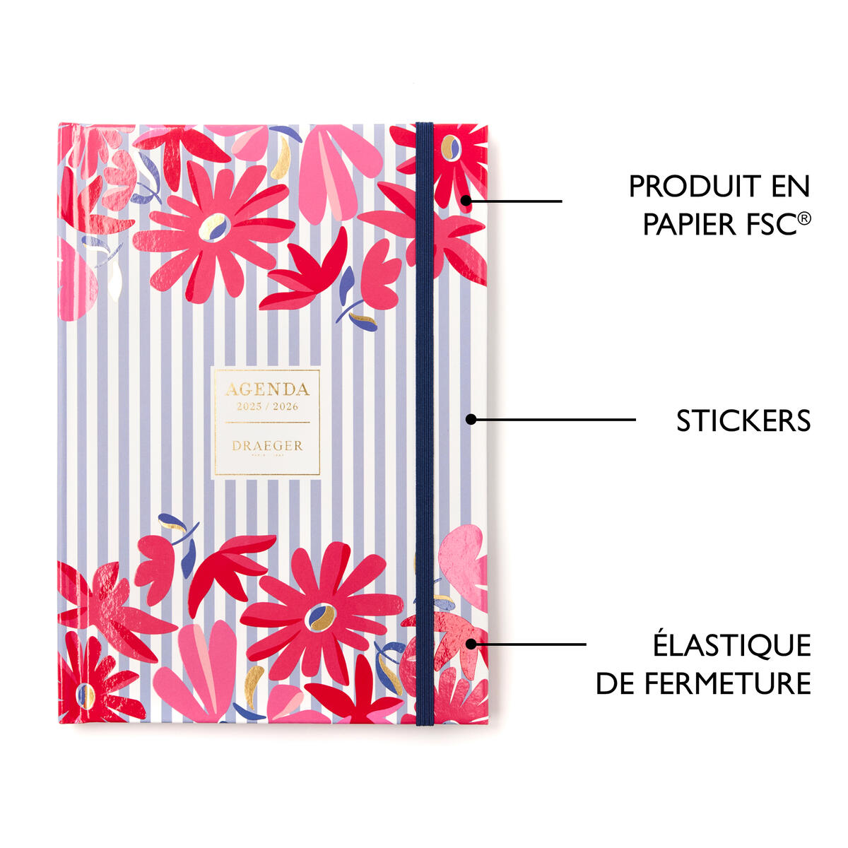 Agenda Home Office 2025-2026 Rayé home office 5