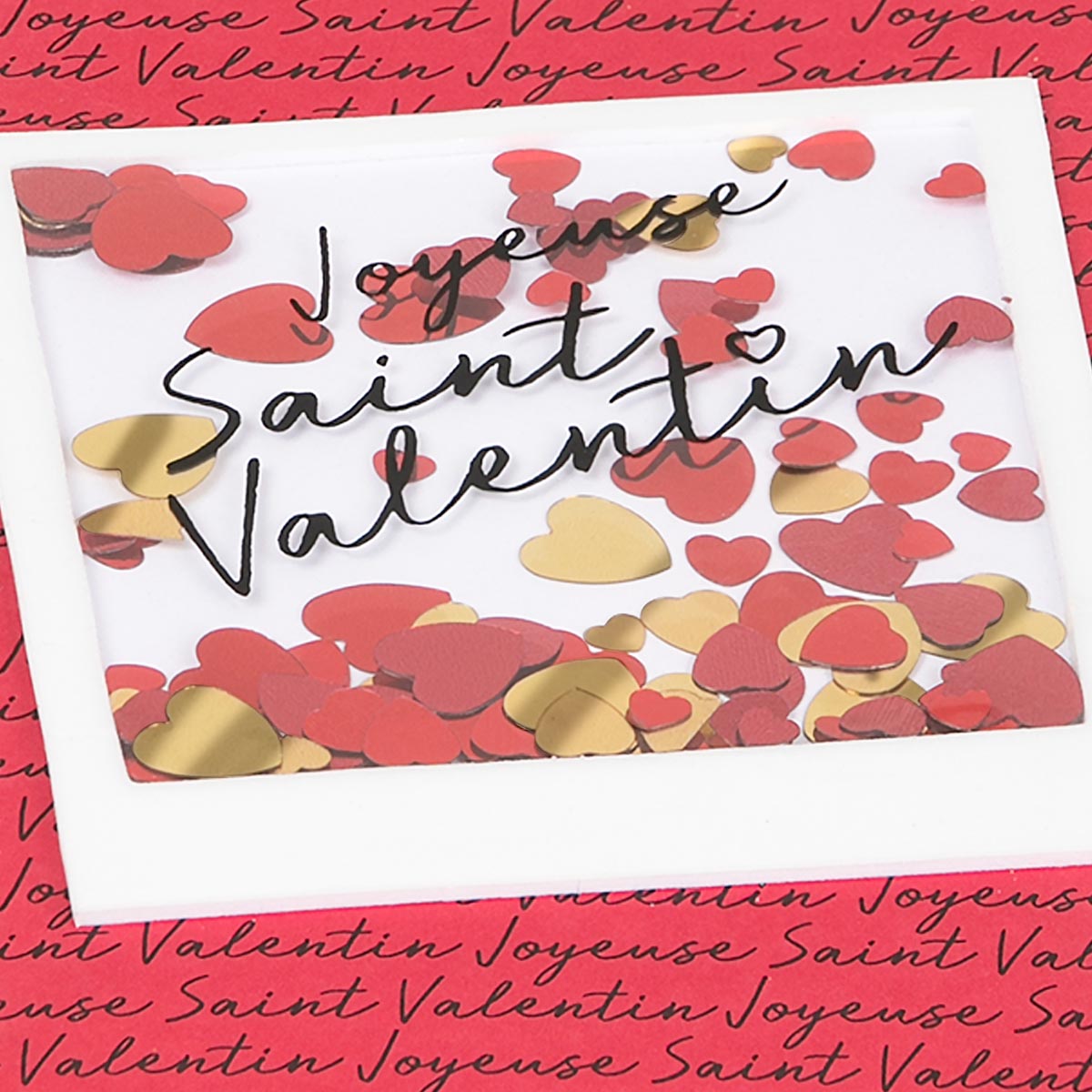 Tarjeta de San Valentín - Corazones
