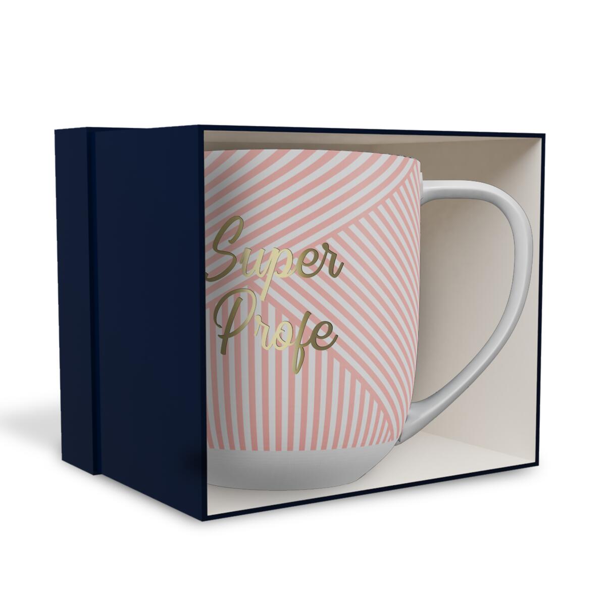 Mug cadeau - Super Profe Rose 3