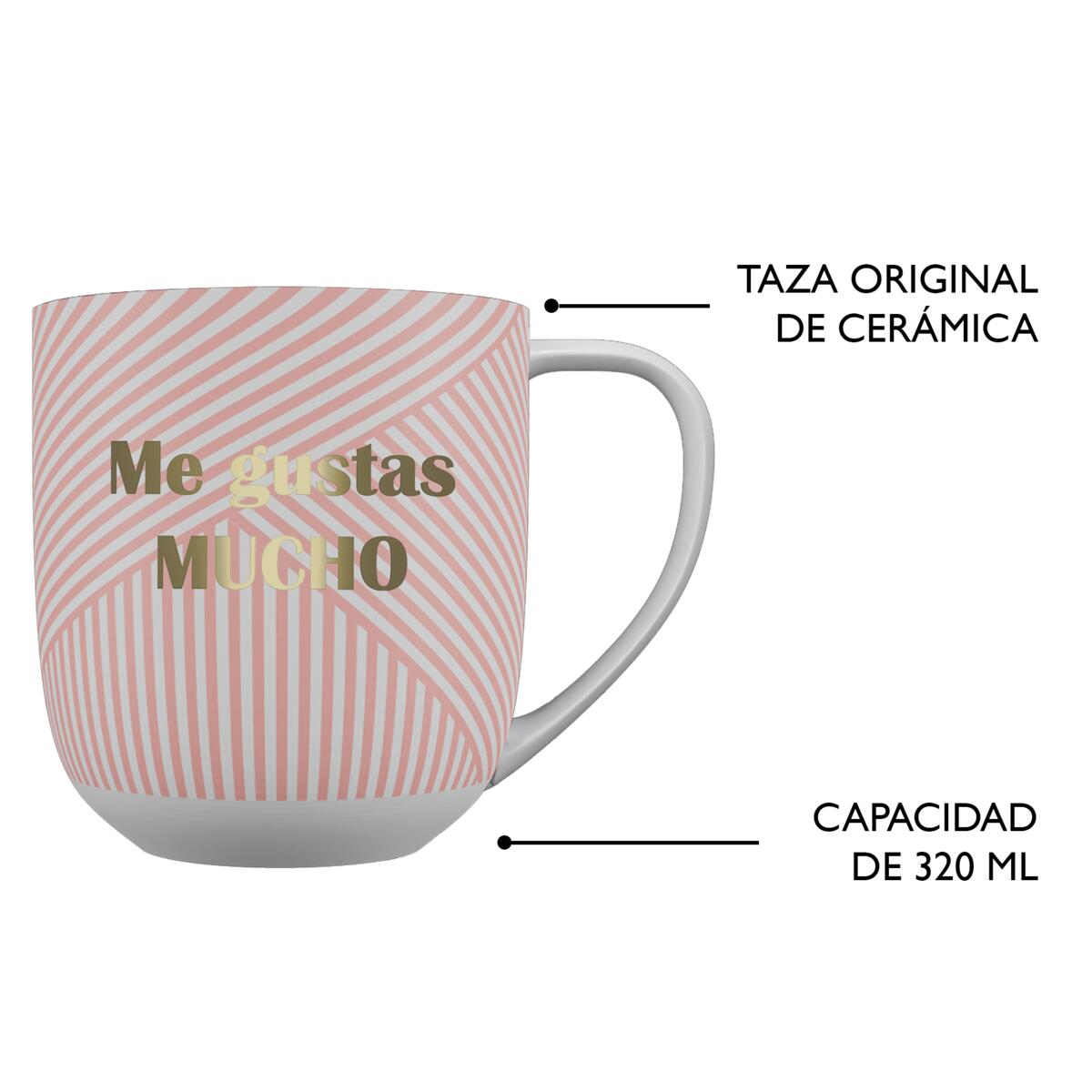 Mug cadeau - Me gustas mucho 5