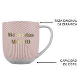 Mug cadeau - Me gustas mucho 5