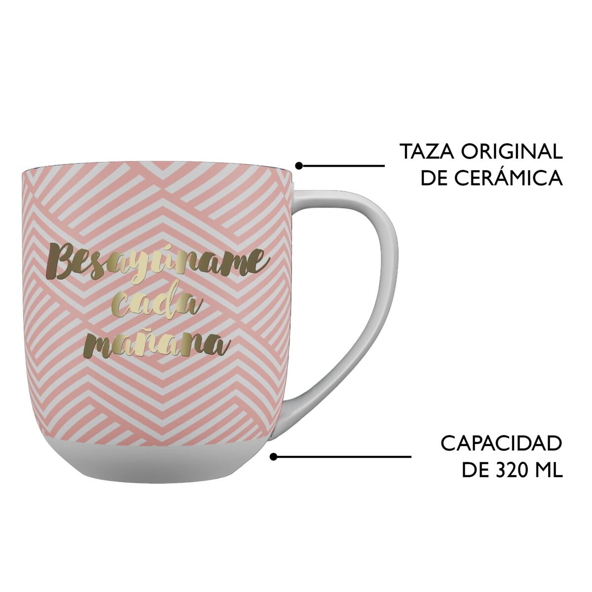 Mug cadeau - Besayuname cada manana 5