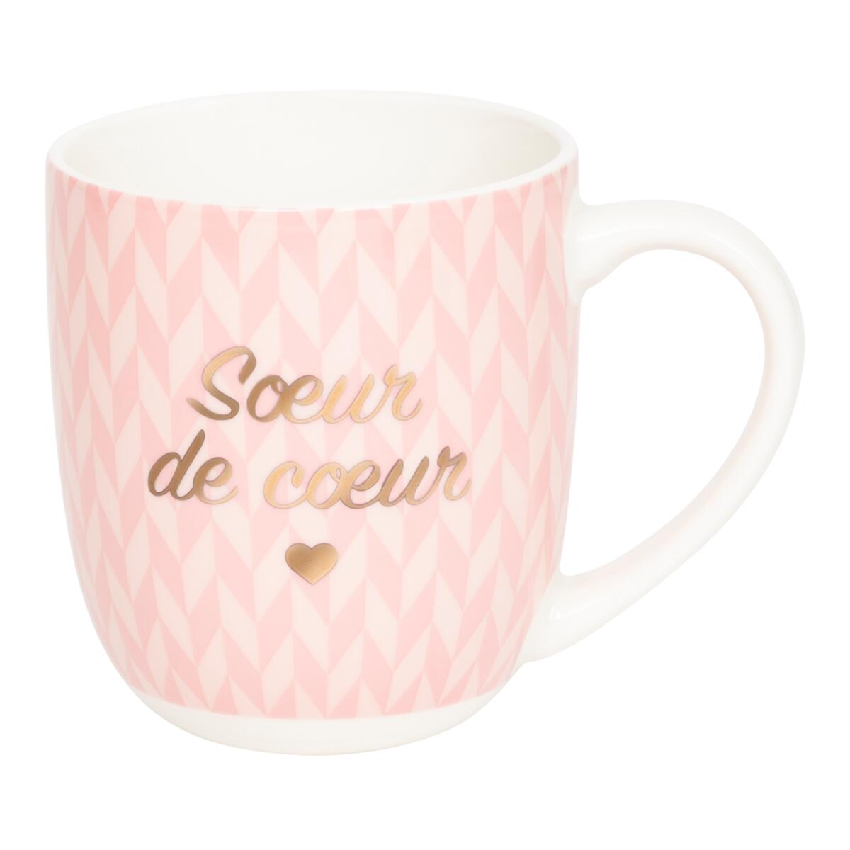 Mug thème amour Sœur de cœur 2