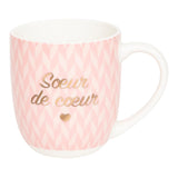 Mug thème amour Sœur de cœur 2