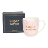Mug thème affection Super maitresse 1