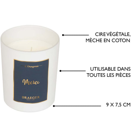 Bougie cadeau remerciement