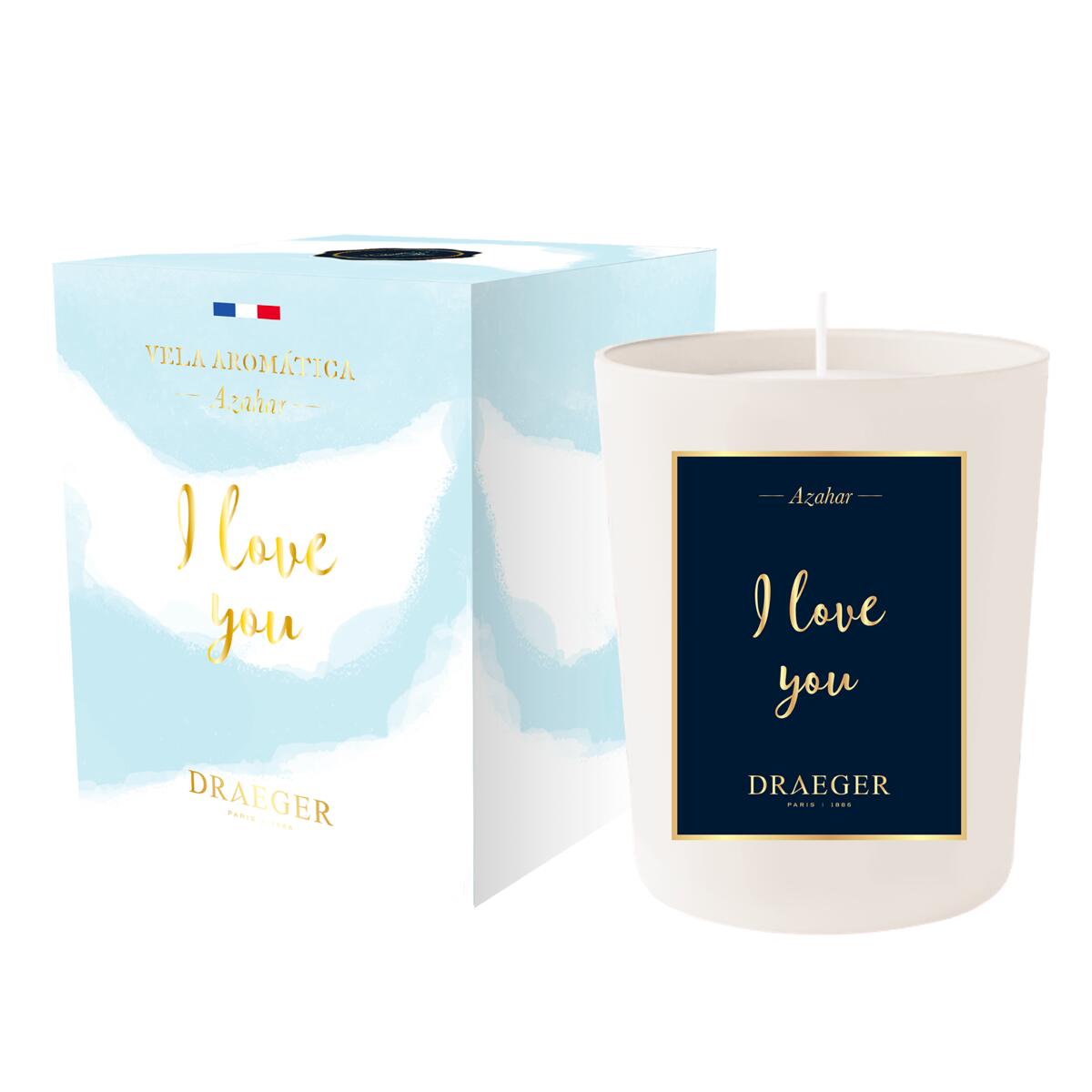 Bougie cadeau - I love you 3