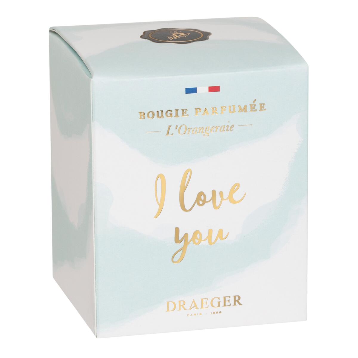 Bougie thème amour I love you 3