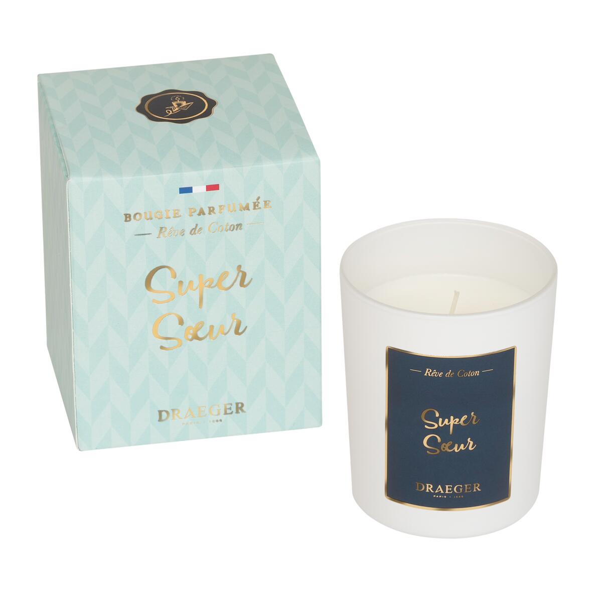 Bougie thème famille Super sœur 1