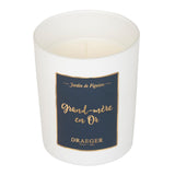 Bougie thème famille Grand-mère en or 2